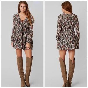 Free People Stealing Fire Henley Dress‎